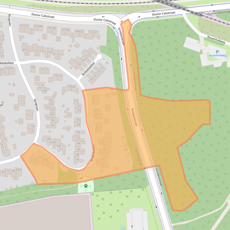 Kaart van postcodegebied 6372DW.