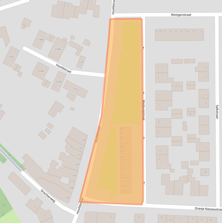 Kaart van postcodegebied 6372EG.