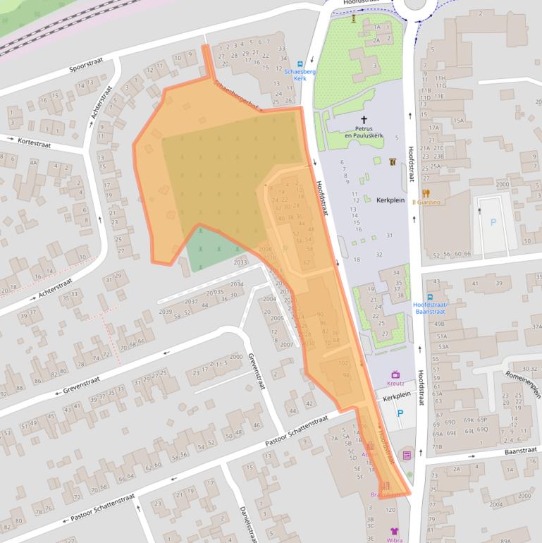 Kaart van postcodegebied 6372EK.