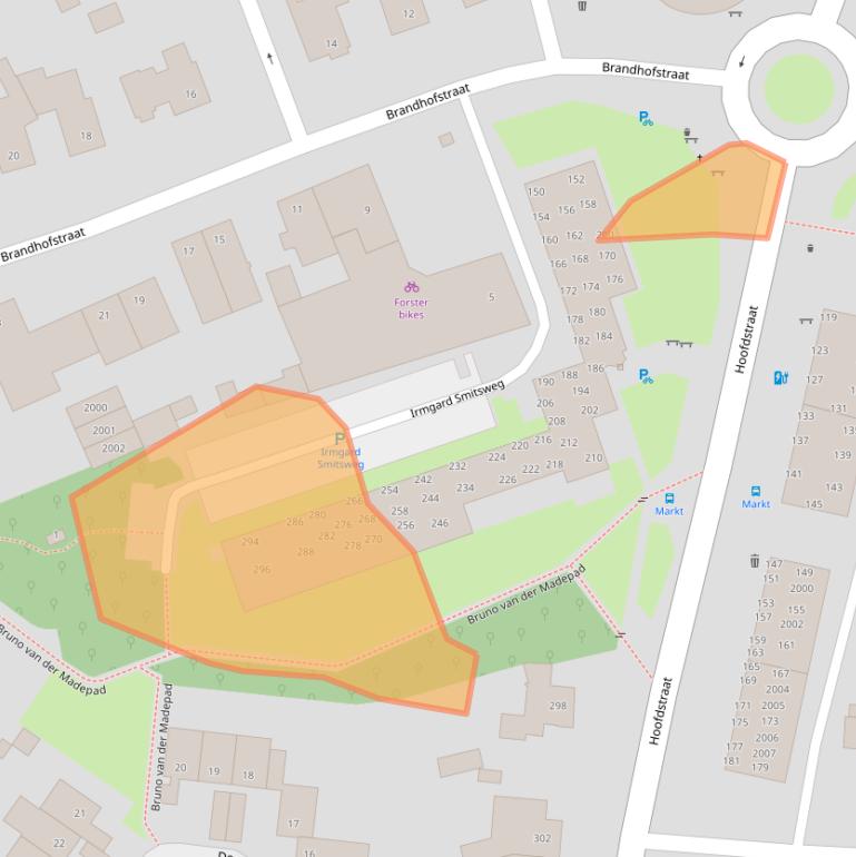 Kaart van postcodegebied 6372ES.
