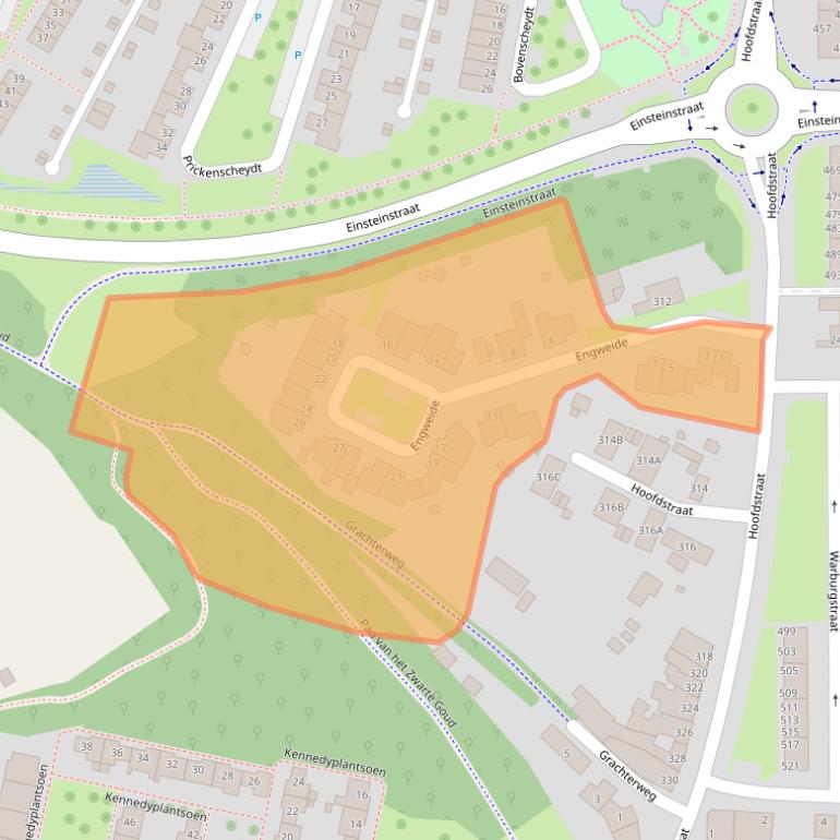 Kaart van postcodegebied 6372EV.