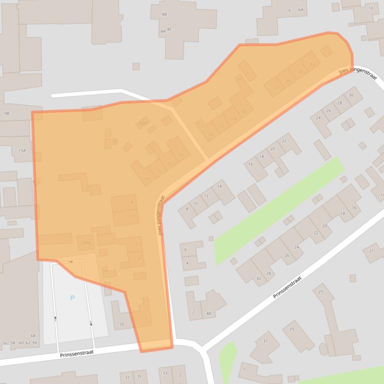 Kaart van postcodegebied 6372GA.