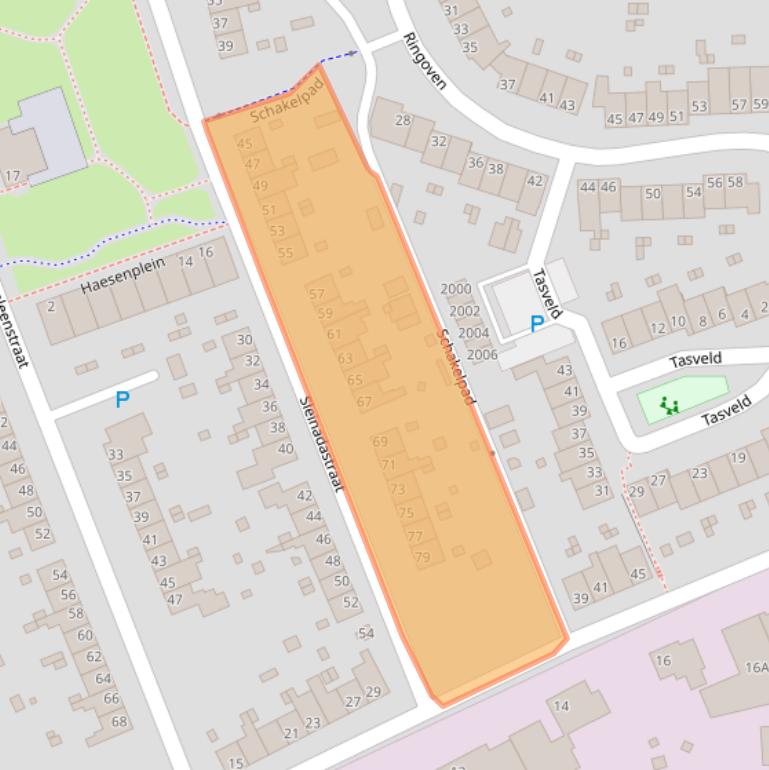 Kaart van postcodegebied 6372GM.