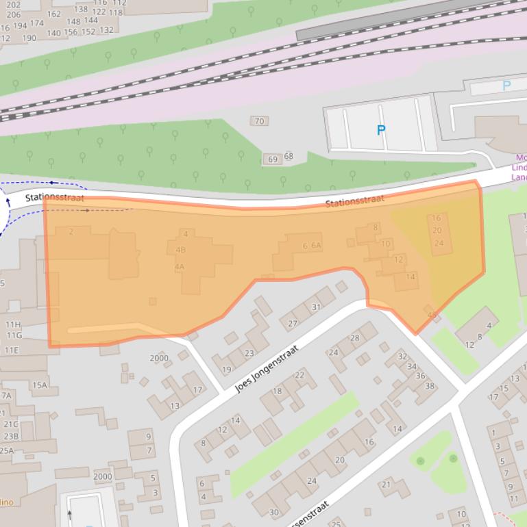 Kaart van postcodegebied 6372GS.