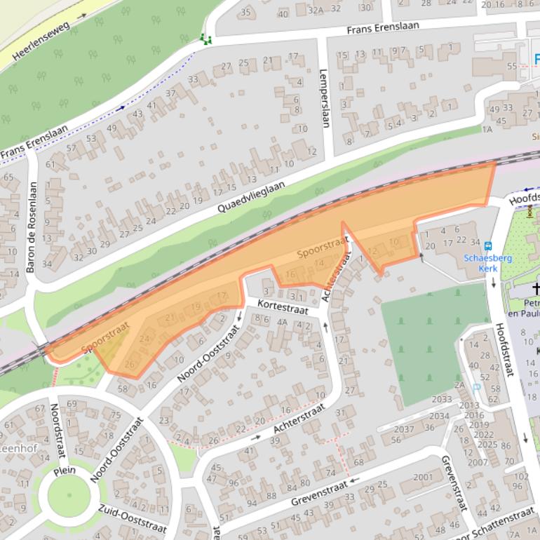 Kaart van postcodegebied 6372GT.