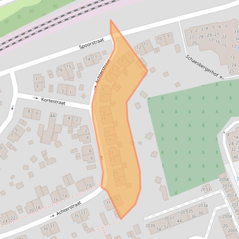 Kaart van postcodegebied 6372GV.