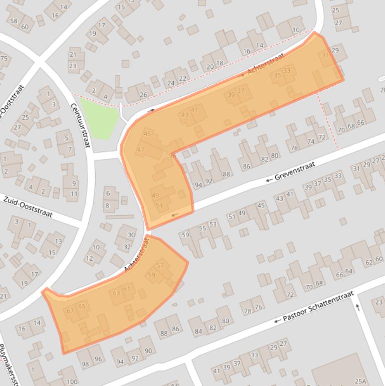 Kaart van postcodegebied 6372GW.