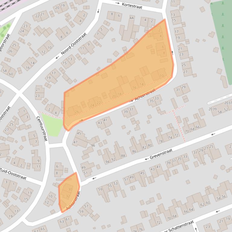 Kaart van postcodegebied 6372GX.