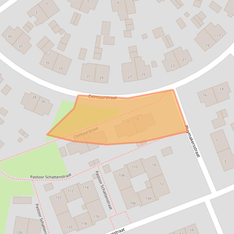 Kaart van postcodegebied 6372HE.