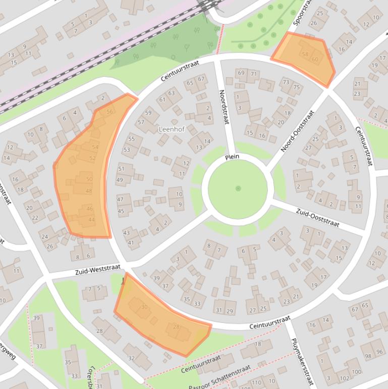 Kaart van postcodegebied 6372HG.