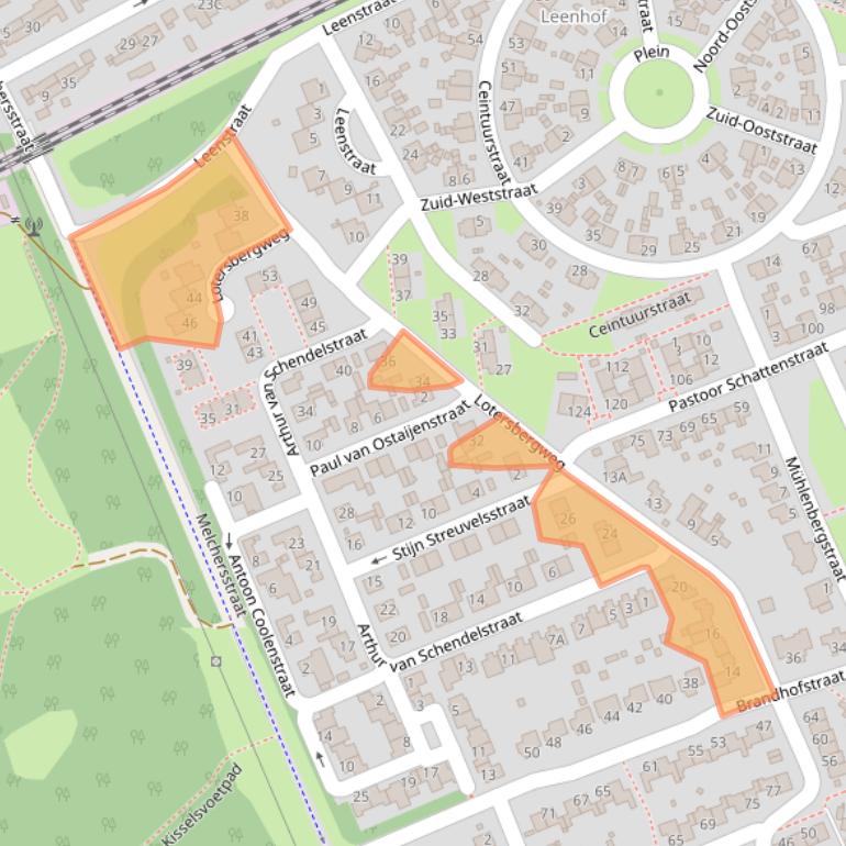 Kaart van postcodegebied 6372HR.