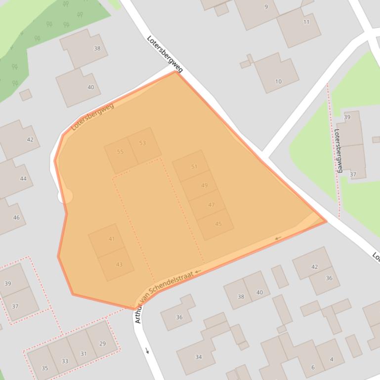 Kaart van postcodegebied 6372HT.