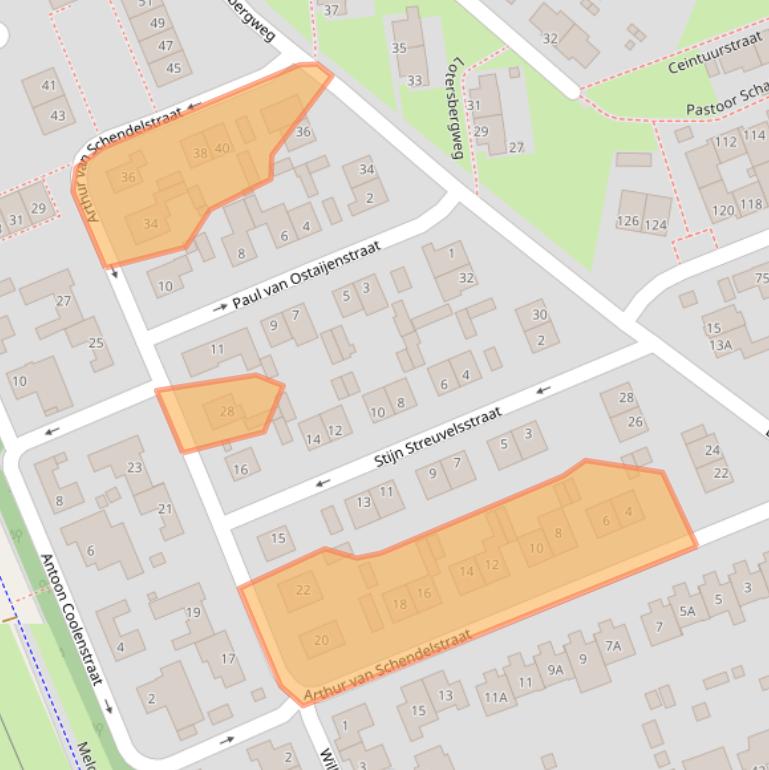 Kaart van postcodegebied 6372HV.