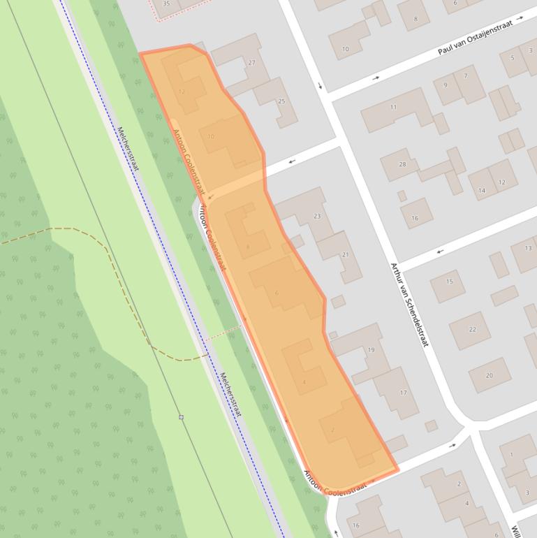 Kaart van postcodegebied 6372HW.
