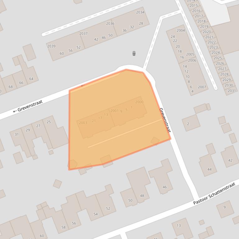 Kaart van postcodegebied 6372JD.