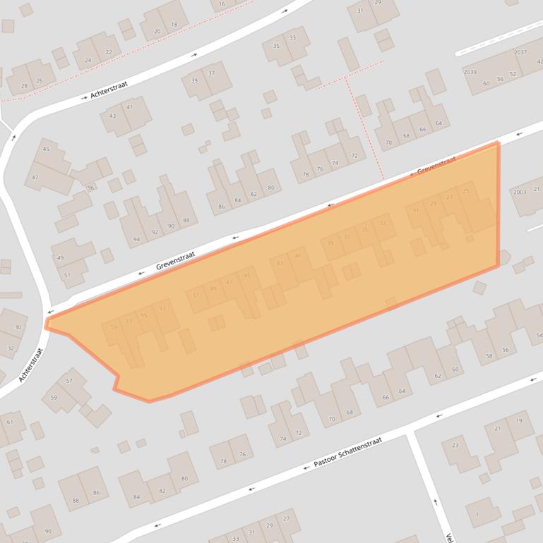 Kaart van postcodegebied 6372JE.