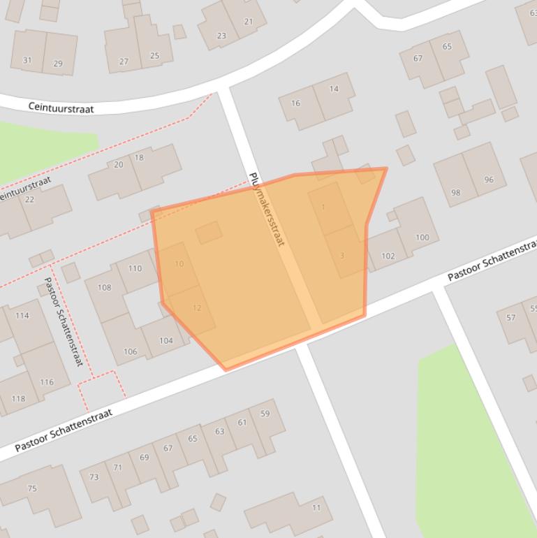 Kaart van postcodegebied 6372JJ.