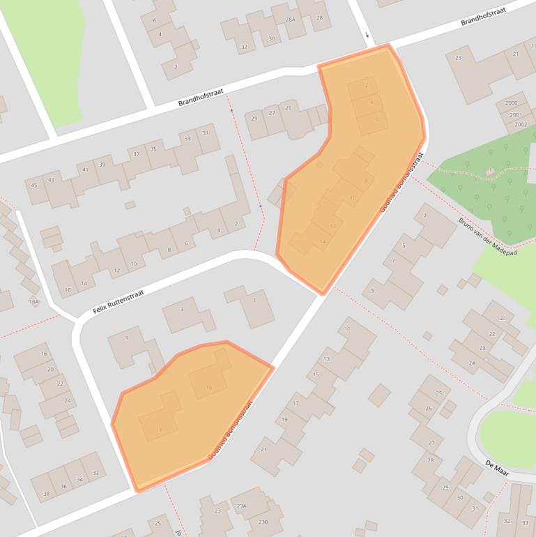 Kaart van postcodegebied 6372KS.