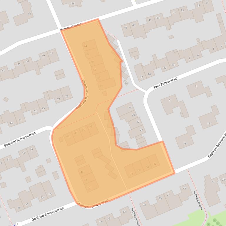 Kaart van postcodegebied 6372KT.