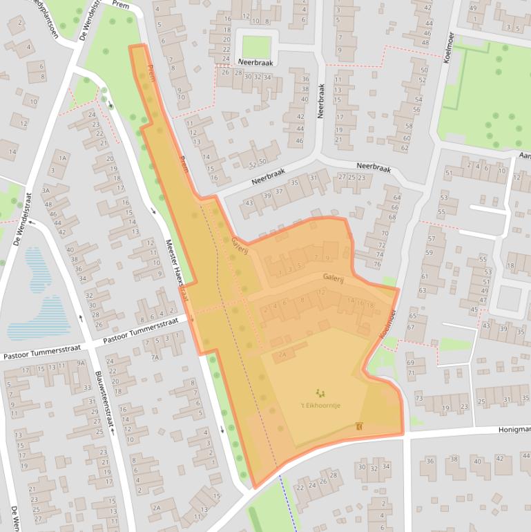 Kaart van postcodegebied 6372MD.