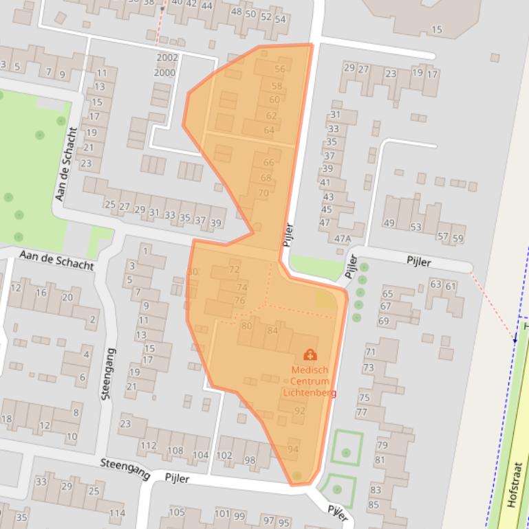 Kaart van postcodegebied 6372ML.