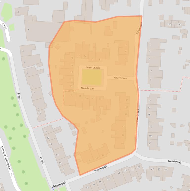 Kaart van postcodegebied 6372MT.