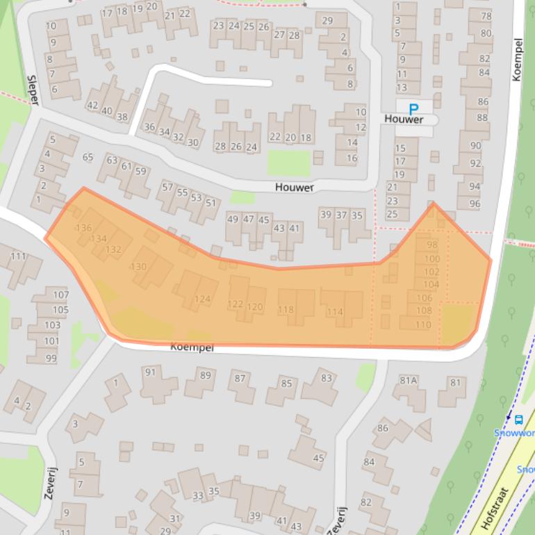 Kaart van postcodegebied 6372NC.