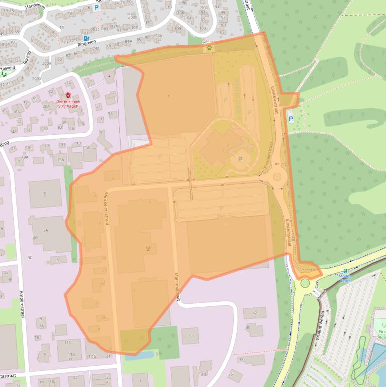 Kaart van postcodegebied 6372PP.