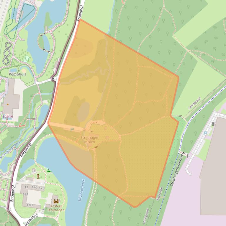 Kaart van postcodegebied 6372PT.