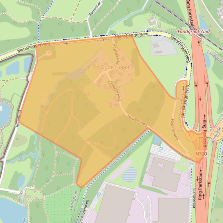 Kaart van postcodegebied 6372PZ.