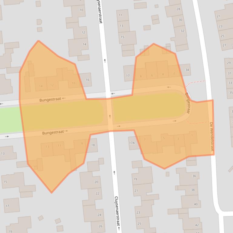 Kaart van postcodegebied 6372TN.