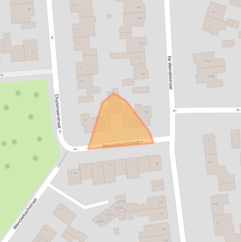 Kaart van postcodegebied 6372TW.