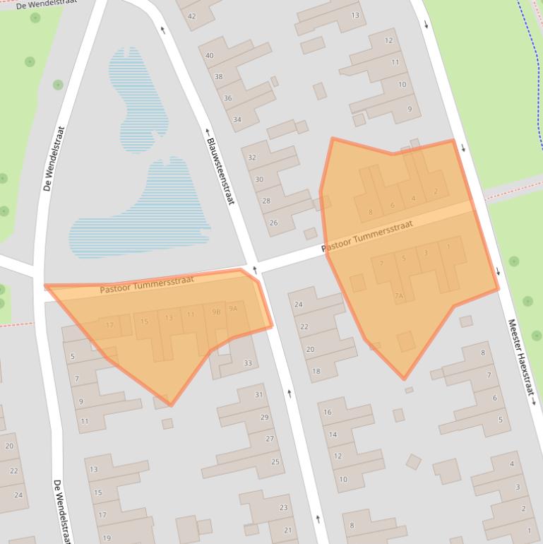 Kaart van postcodegebied 6372VC.