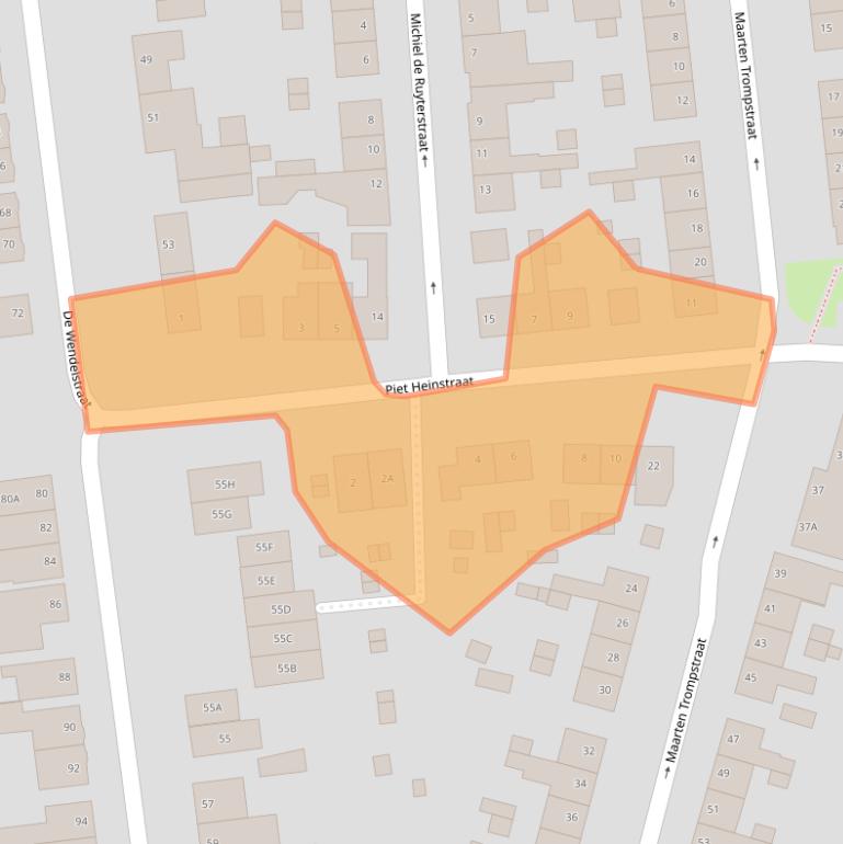 Kaart van postcodegebied 6372VM.