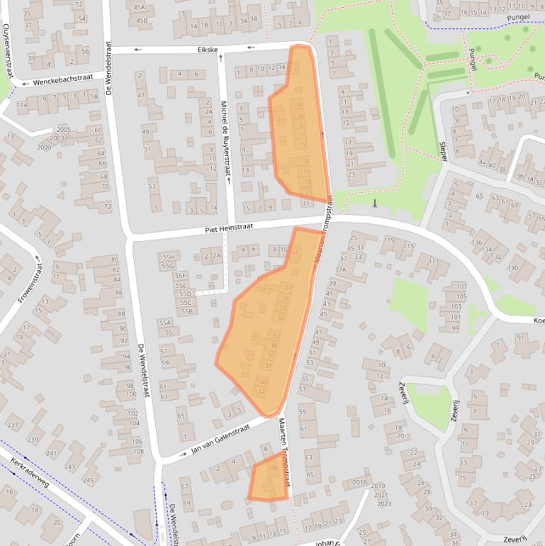 Kaart van postcodegebied 6372VR.
