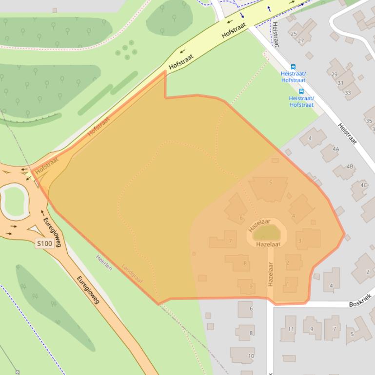 Kaart van postcodegebied 6372XL.