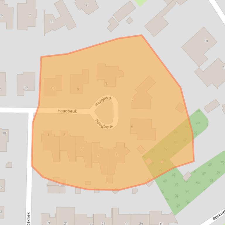 Kaart van postcodegebied 6372XN.