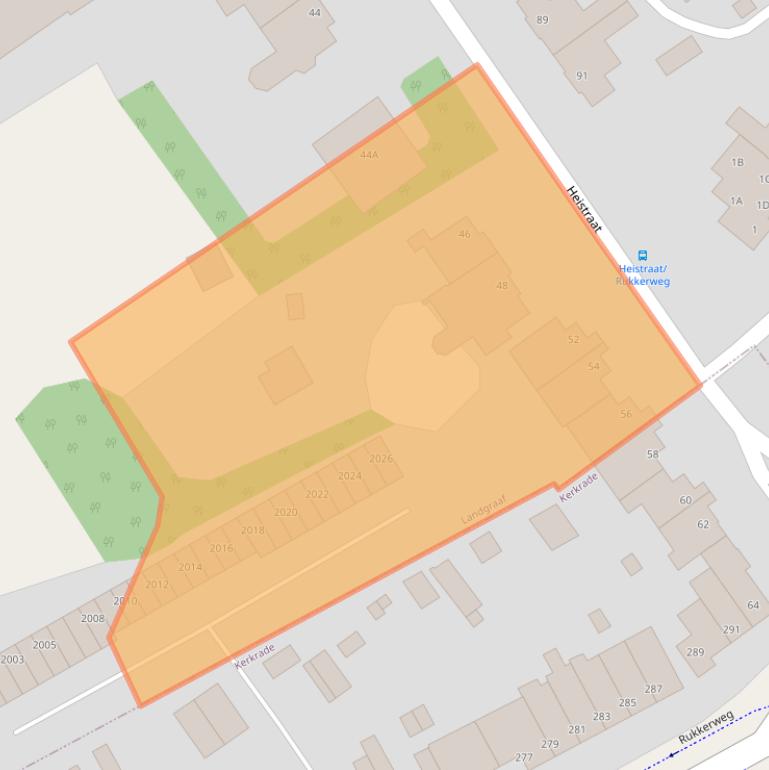 Kaart van postcodegebied 6372XZ.