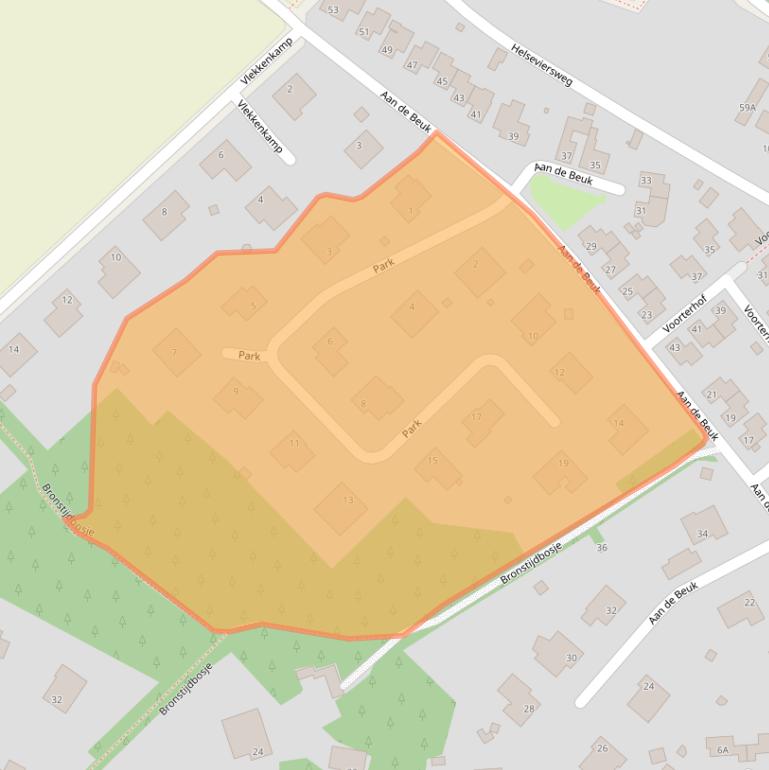 Kaart van postcodegebied 6373AR.