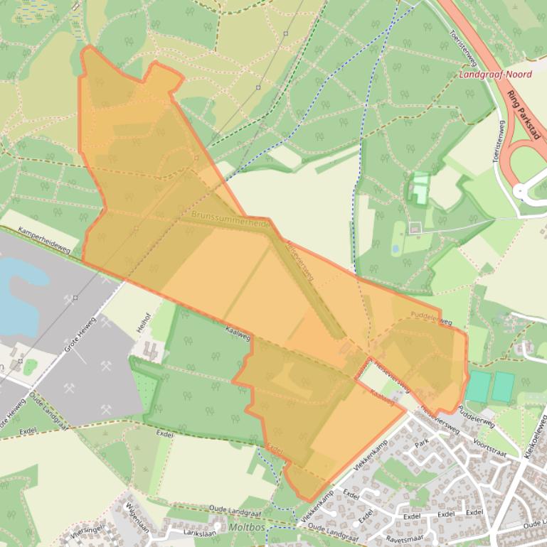 Kaart van postcodegebied 6373AS.