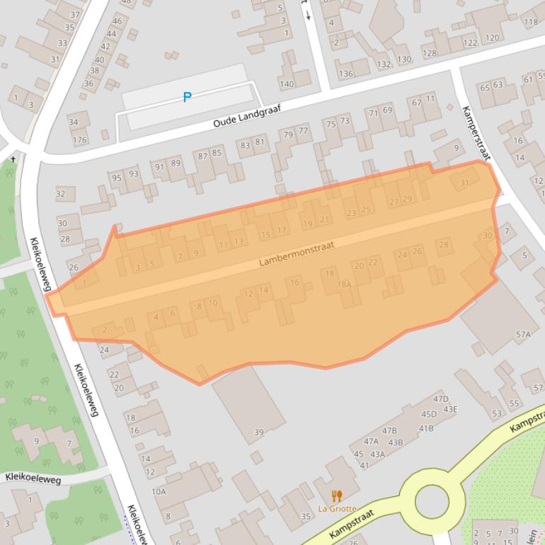 Kaart van postcodegebied 6373BD.