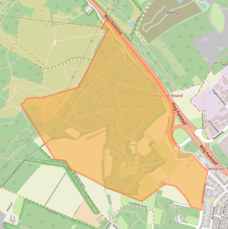 Kaart van postcodegebied 6373CH.