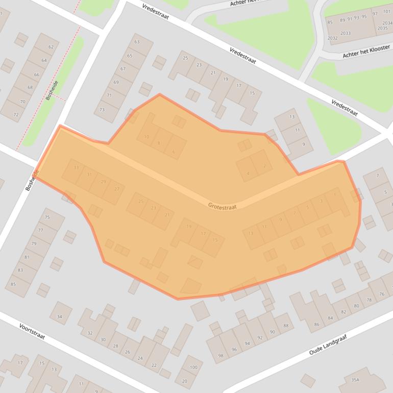 Kaart van postcodegebied 6373CZ.