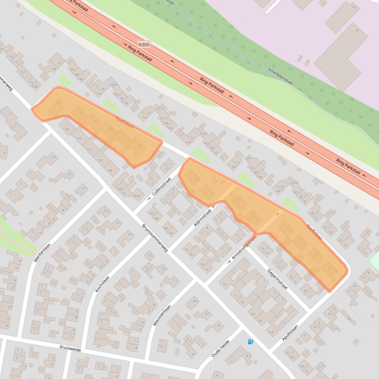 Kaart van postcodegebied 6373HA.