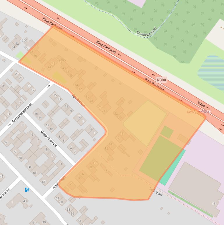 Kaart van postcodegebied 6373HB.