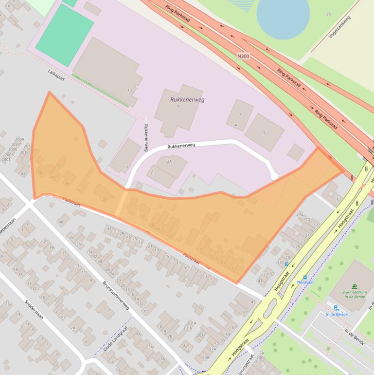 Kaart van postcodegebied 6373HK.