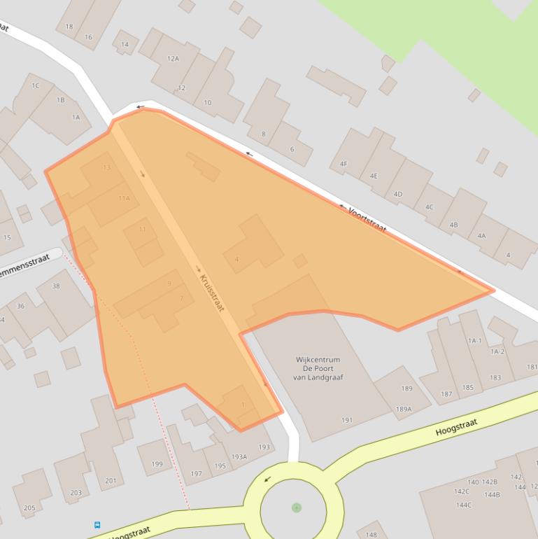 Kaart van postcodegebied 6373JA.