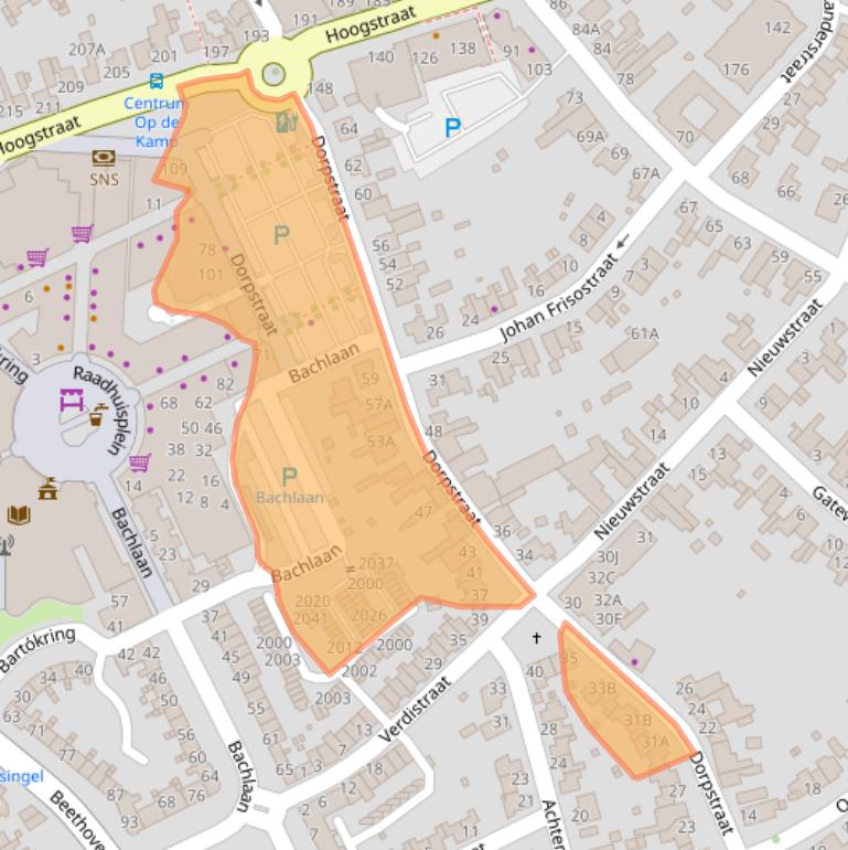 Kaart van postcodegebied 6373JC.