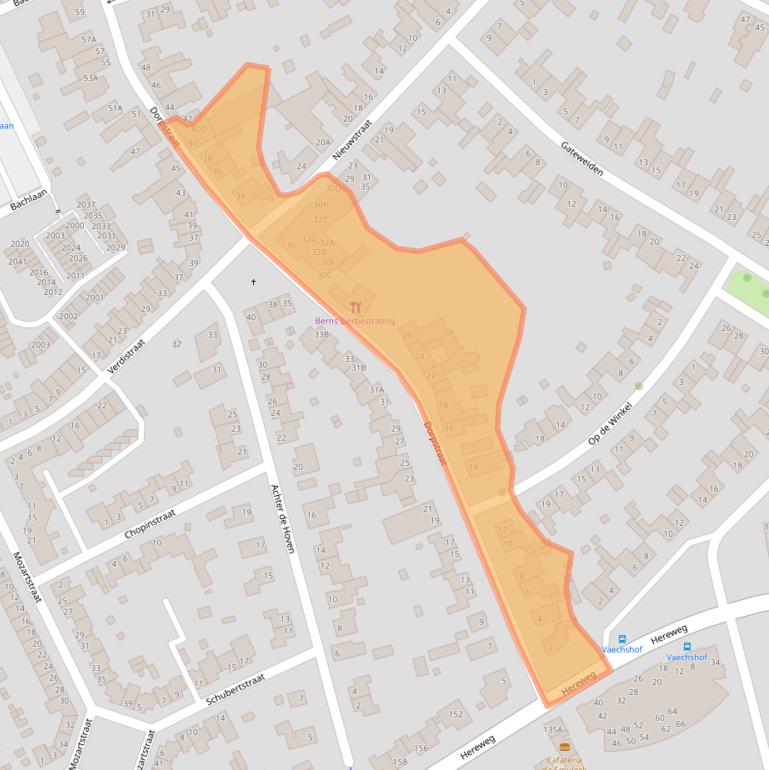 Kaart van postcodegebied 6373JD.