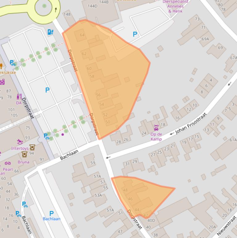 Kaart van postcodegebied 6373JE.